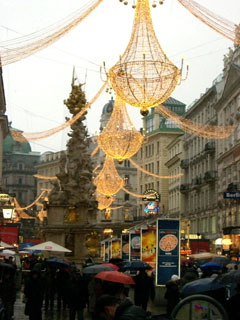 新年を待つウィーン市内の様子
